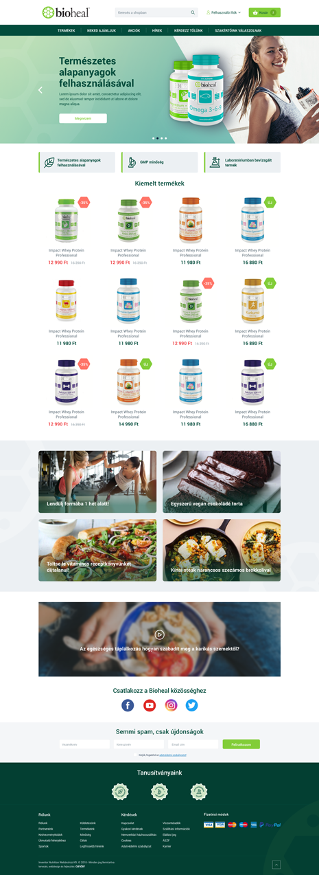 Bioheal webshop