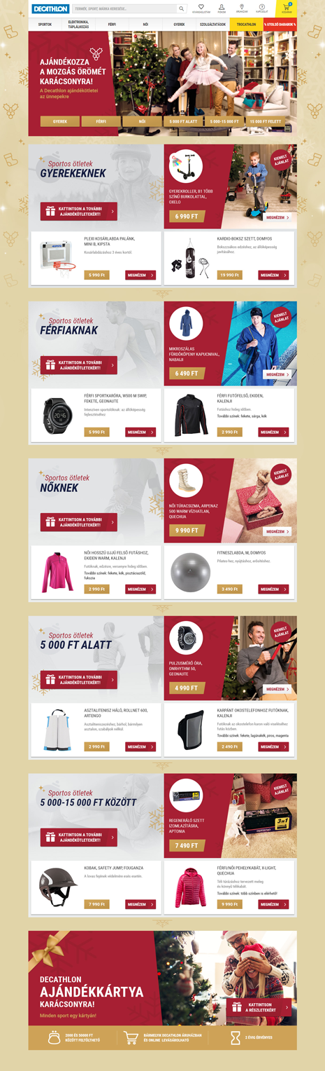 DECATHLON karácsony