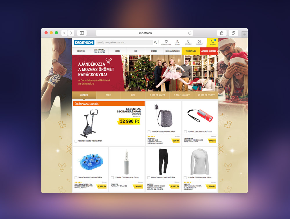 DECATHLON karácsony