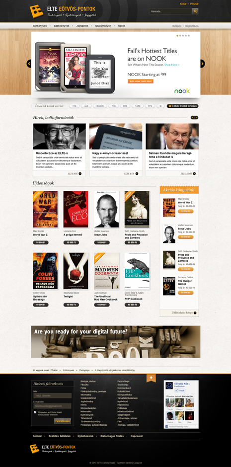 ELTE kiadói webáruház