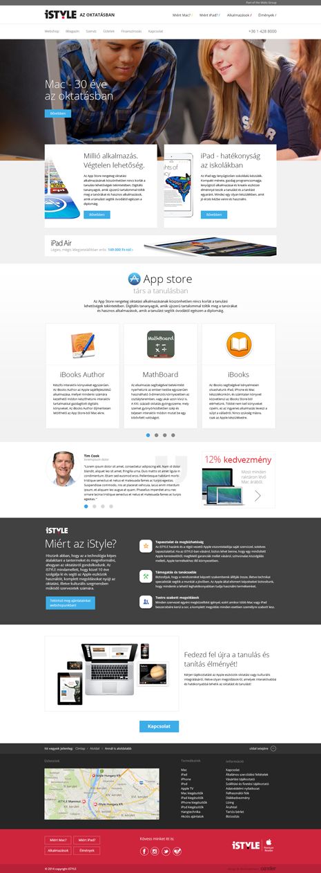 iSTYLE micrositeok