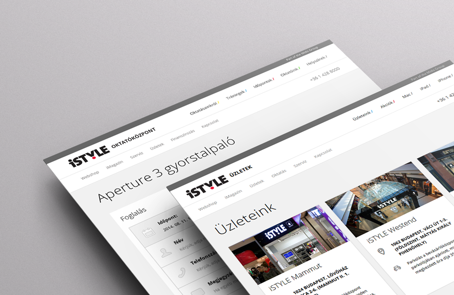 iSTYLE micrositeok