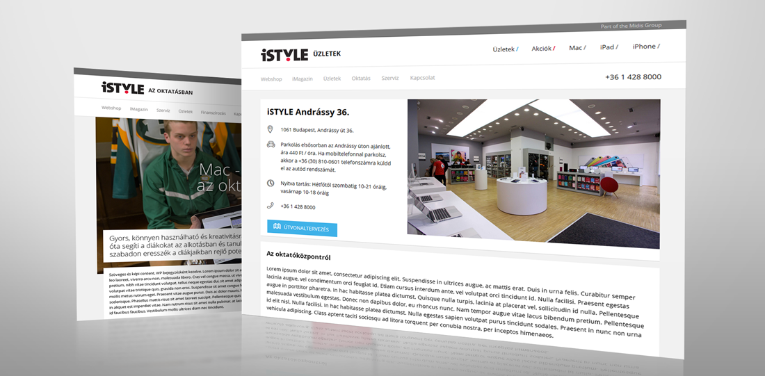iSTYLE webáruház
