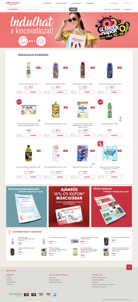 Rossmann webáruház
