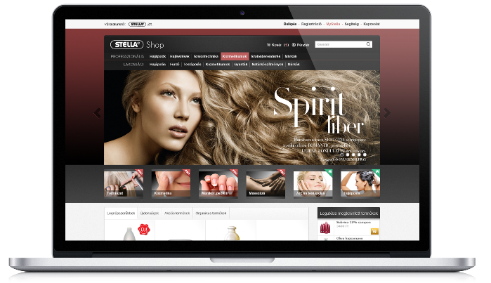 Stella Magento webáruház készítés