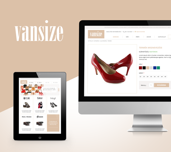 Vansize webshop