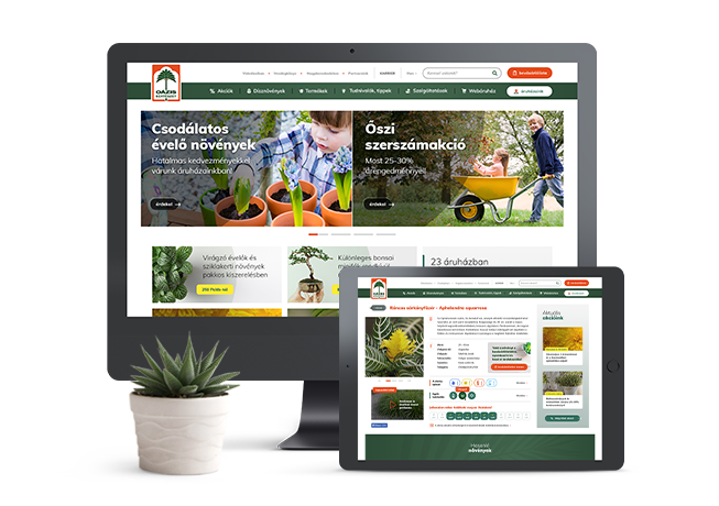 WooCommerce Oázis Kertészet