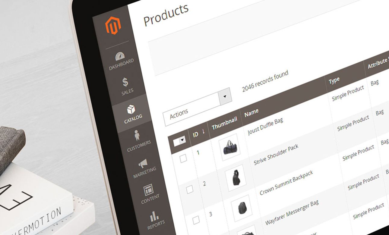 Magento migrálás felhasználóbarát felületek