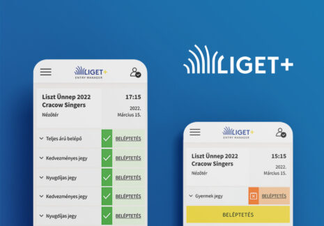 Liget+ check-in alkalmazás